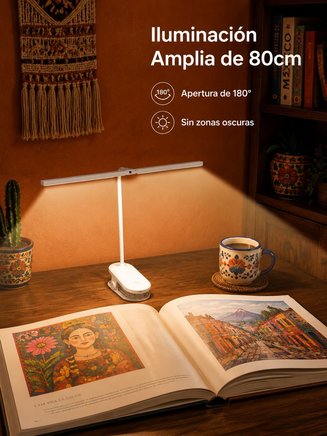 Lámpara LED para estudiantes, protección ocular
