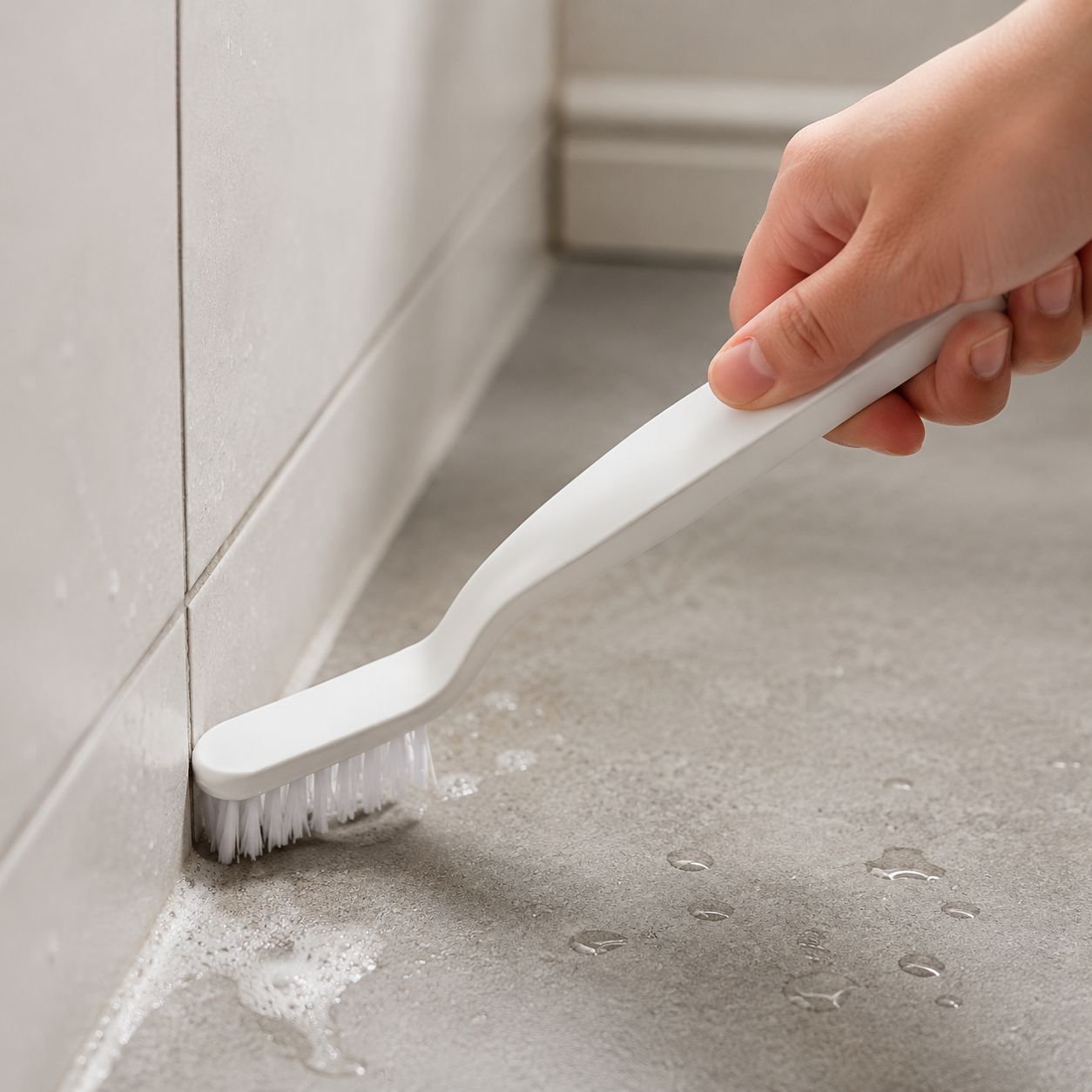 Multi-Function Bathroom Tile Gap Cleaning Brush Toilet Brush Artifact