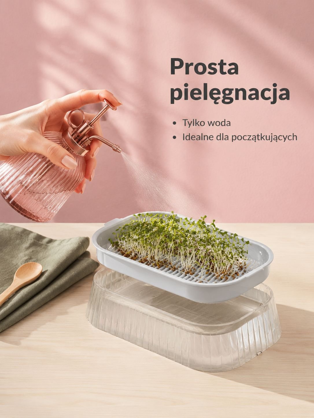 Pojemnik do szybkiej uprawy zdrowych kiełków