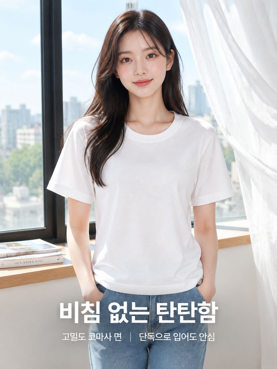 26SS U넥 컴포트 티셔츠