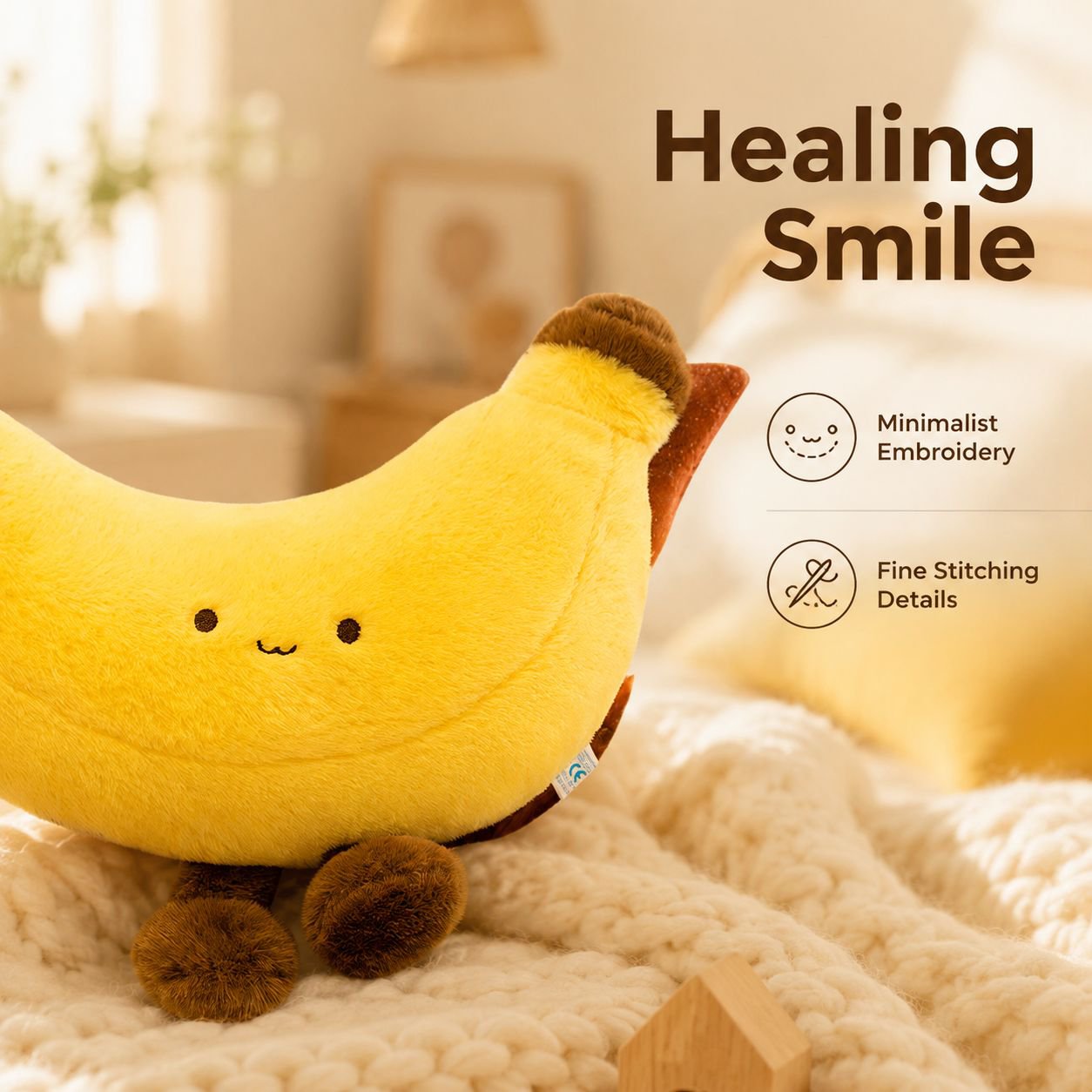 Simulation Long Legs Banana Plush Toy Pillow