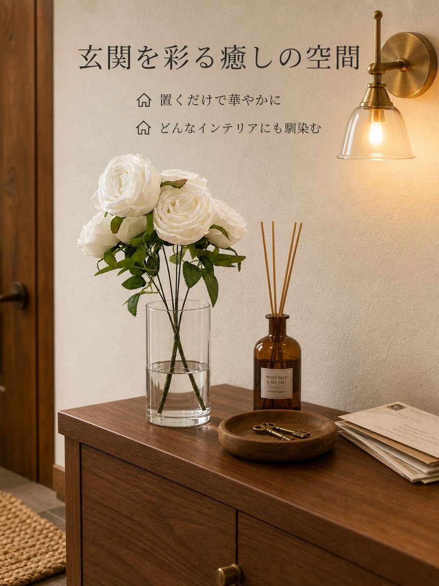 ヴィンテージスタイルのバラの花束