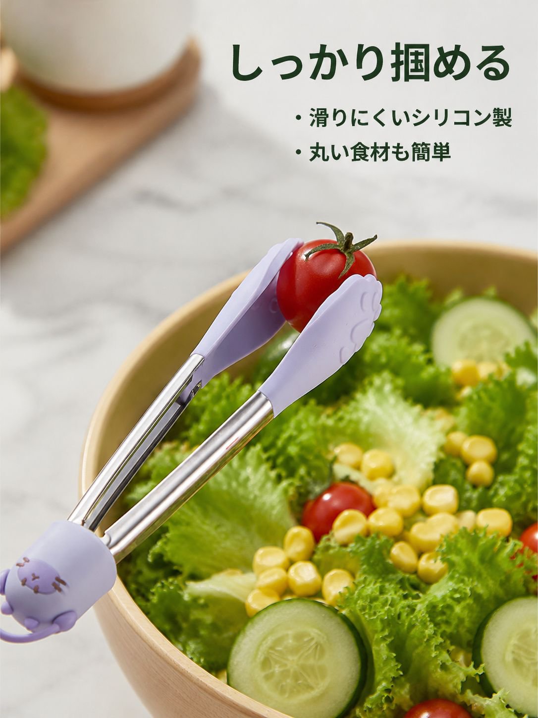 食品グレードステンレス製フードトング