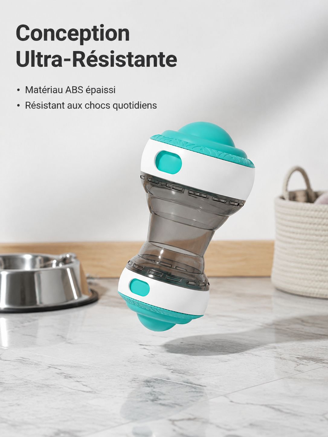Jouet distributeur de nourriture pour chats et chiens