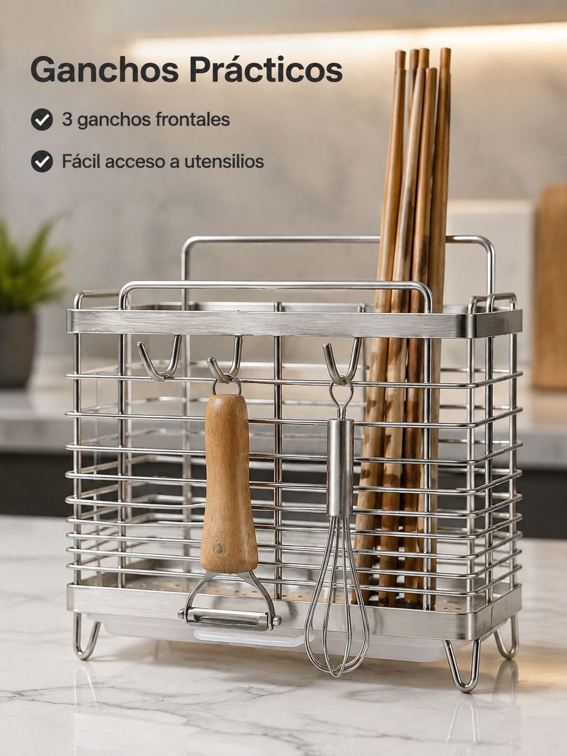 Dispensador de palillos de fácil acceso
