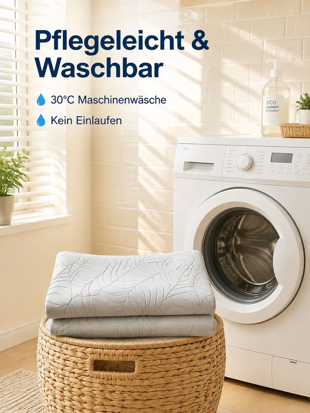 Sofabezug mit Blätter Jacquardmuster für Einzelsofa