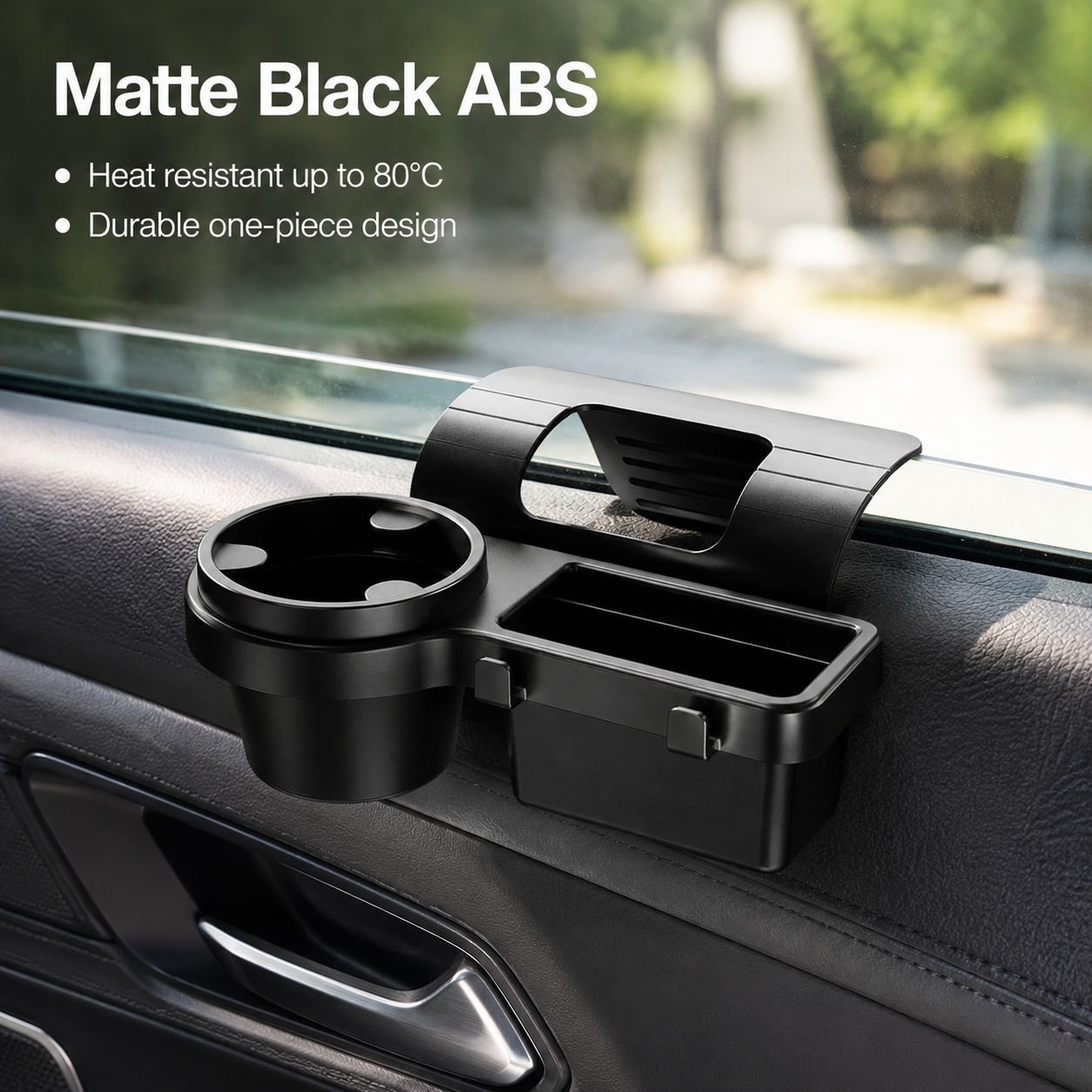 Car Window Hanging Storage Rack, Car Cup and Phone Organizer