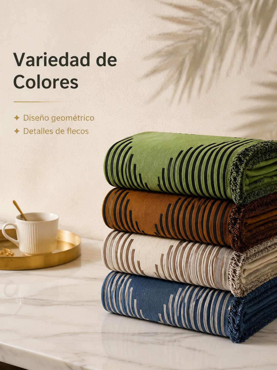 Funda de sofá a rayas para un estilo moderno