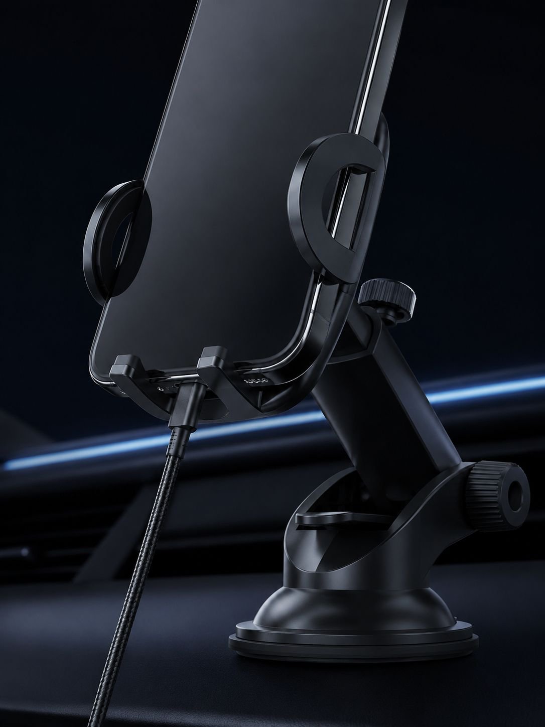 Support de téléphone de voiture, support de navigation télescopique, accessoire universel pour voitu