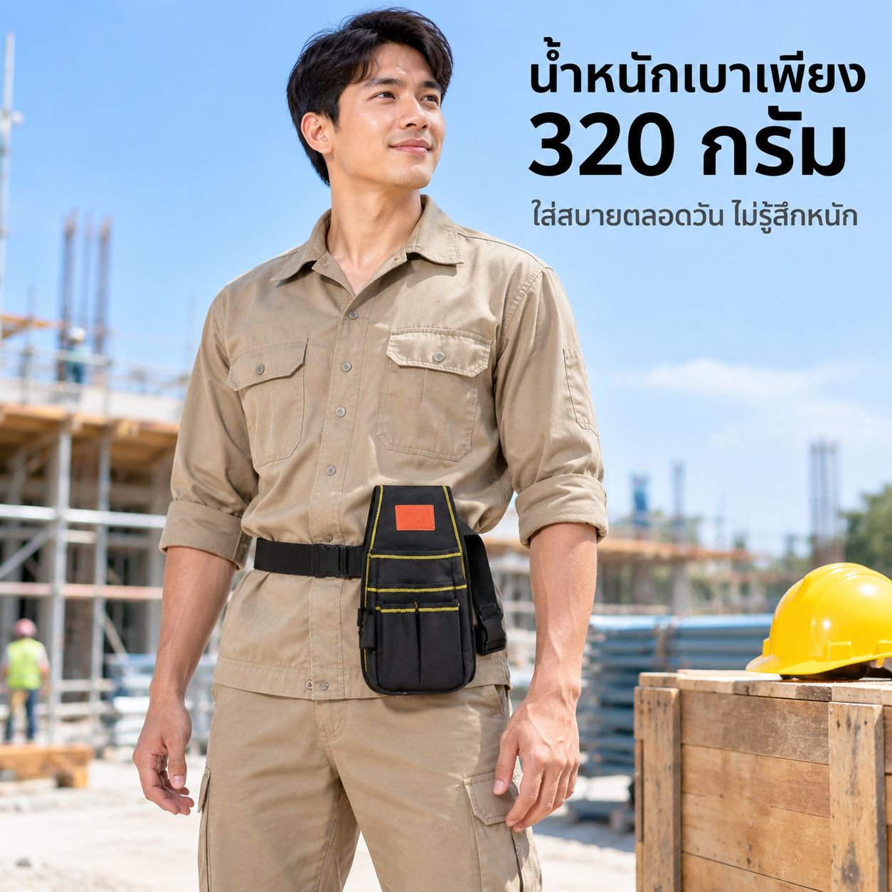 กระเป๋าใส่เครื่องมือแบบหลายช่อง ทนทานต่อการสึกหรอ สำหรับช่างไฟฟ้า