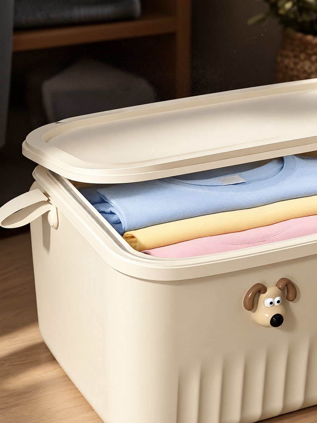 Caja organizadora portátil para juguetes y ropa