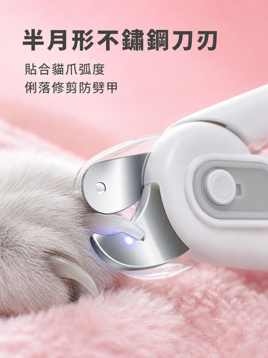 寵物帶燈貓咪指甲剪