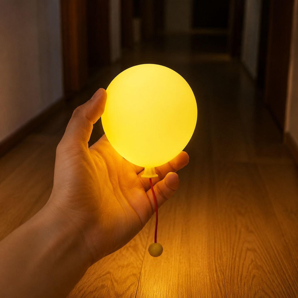 Portable Wall-mountable Silicone Balloon Night Light, Cozy Breastfeeding Lamp