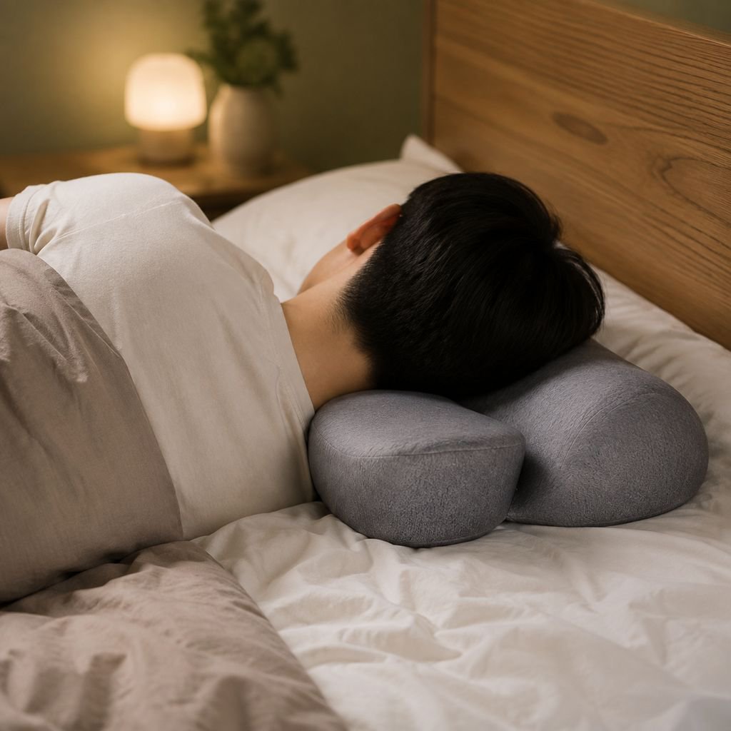 Almohada de memoria, almohada para el cuello con núcleo de espuma viscoelástica para adultos, compre