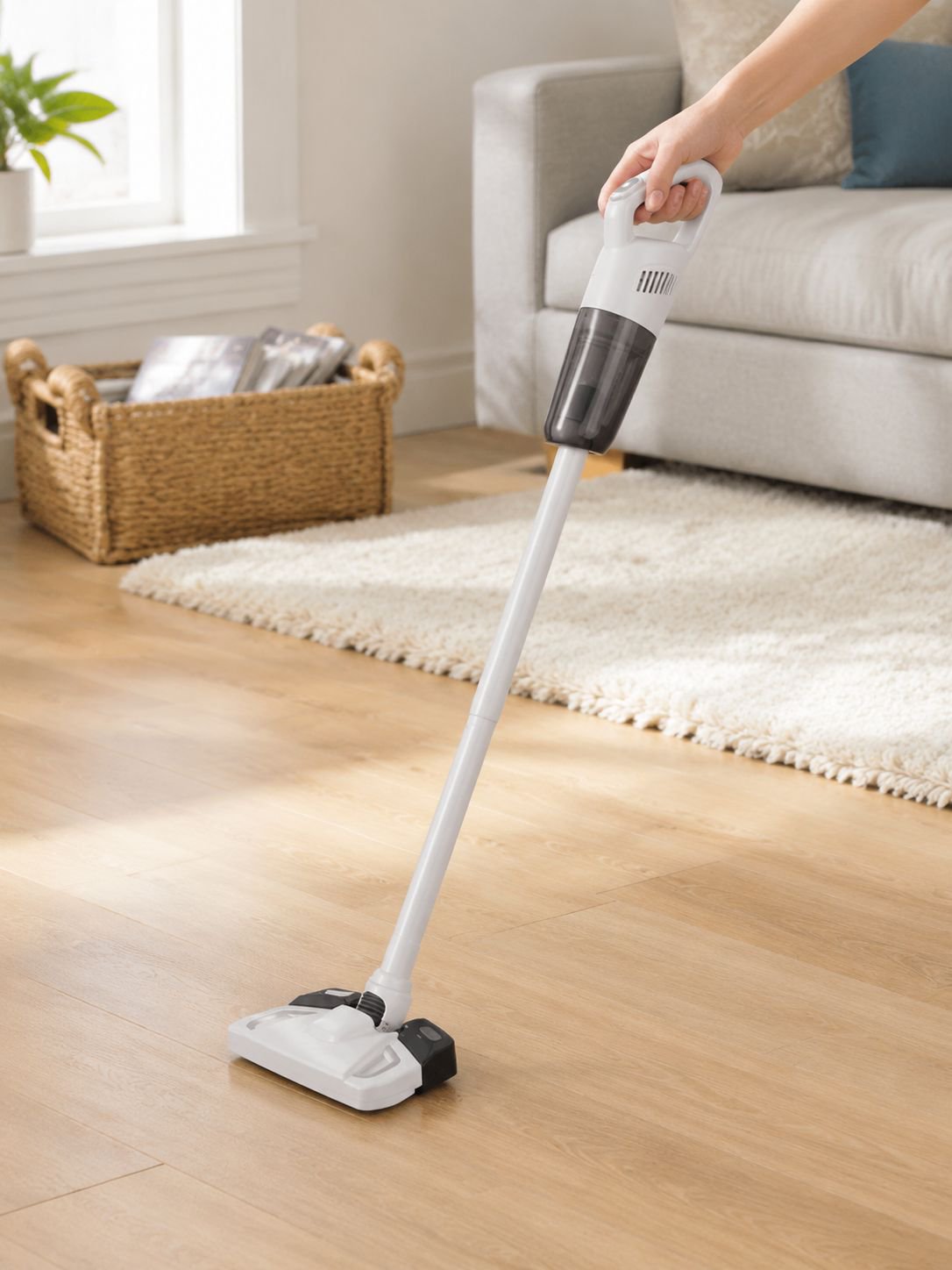Long battery life cordless vacuum cleaner