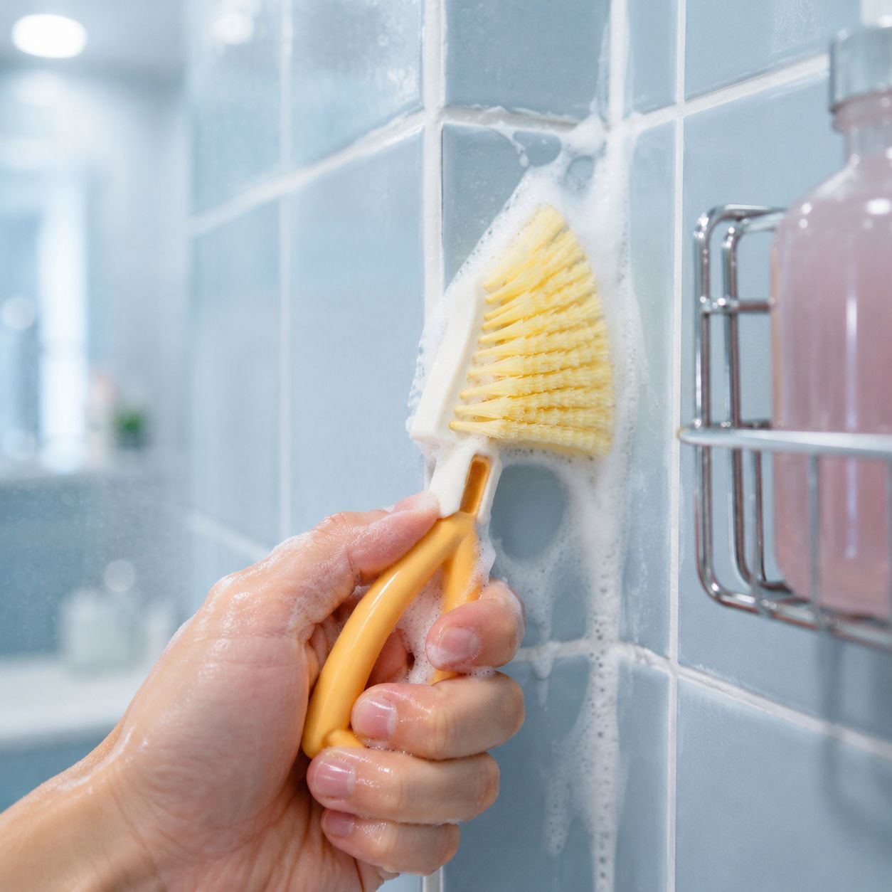 Multipurpose Foldable Triangle Brush