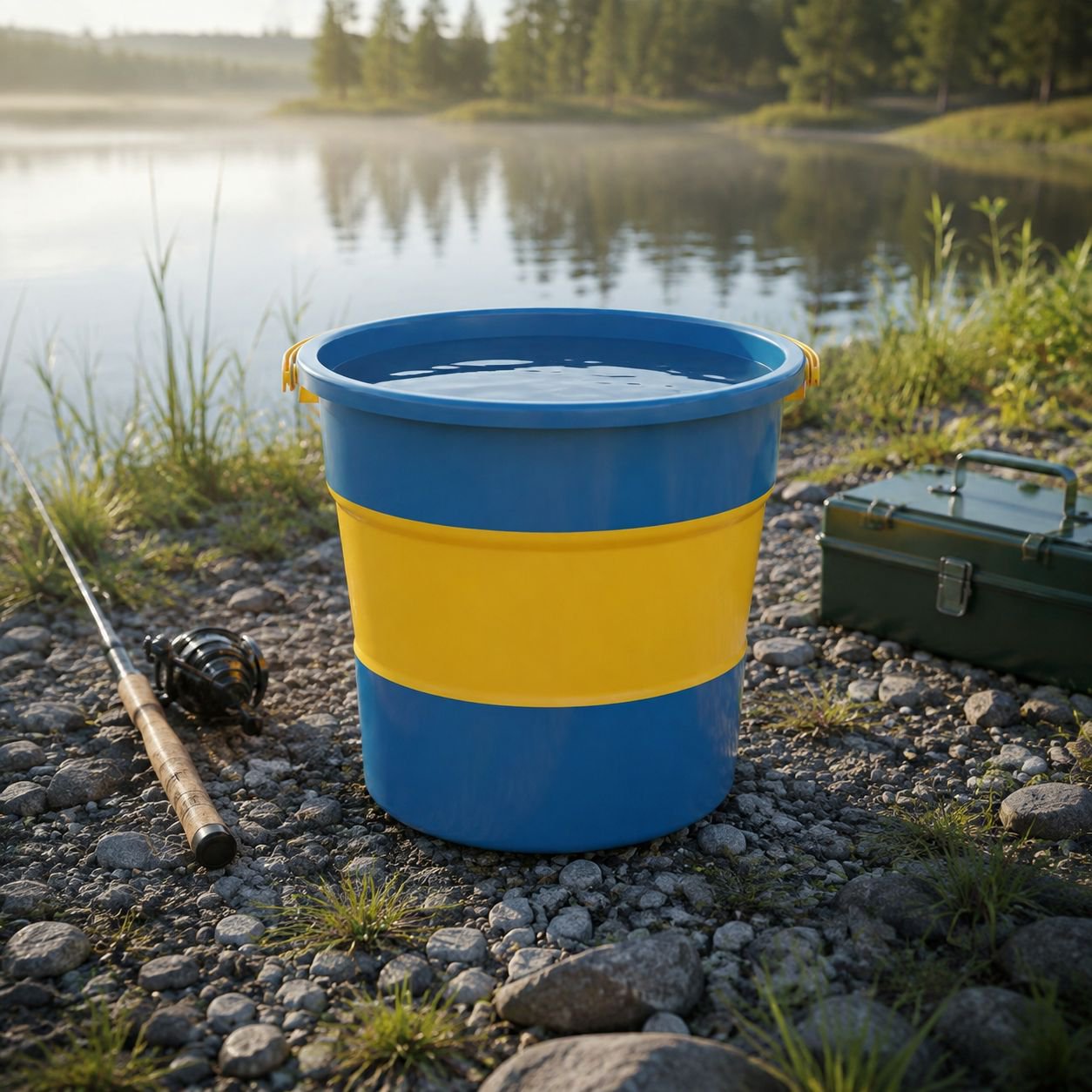 Portable Foldable Bucket for Outdoor Travel Car Use, Thickened Durable Small Handheld