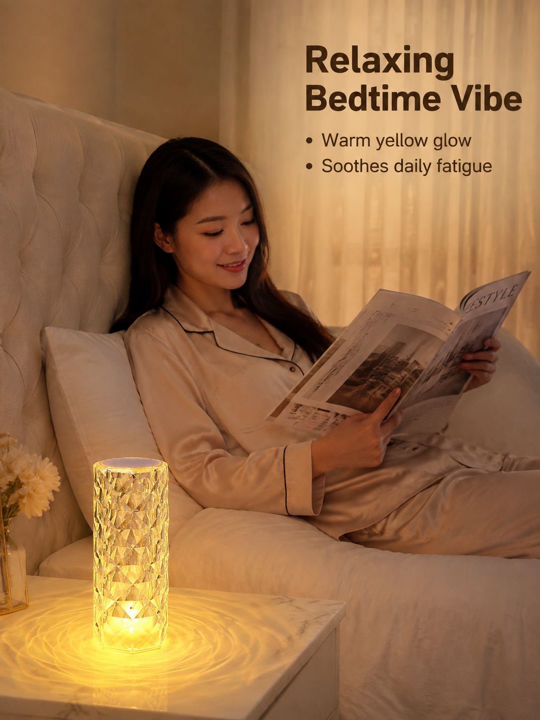High-end dreamy bedside night light