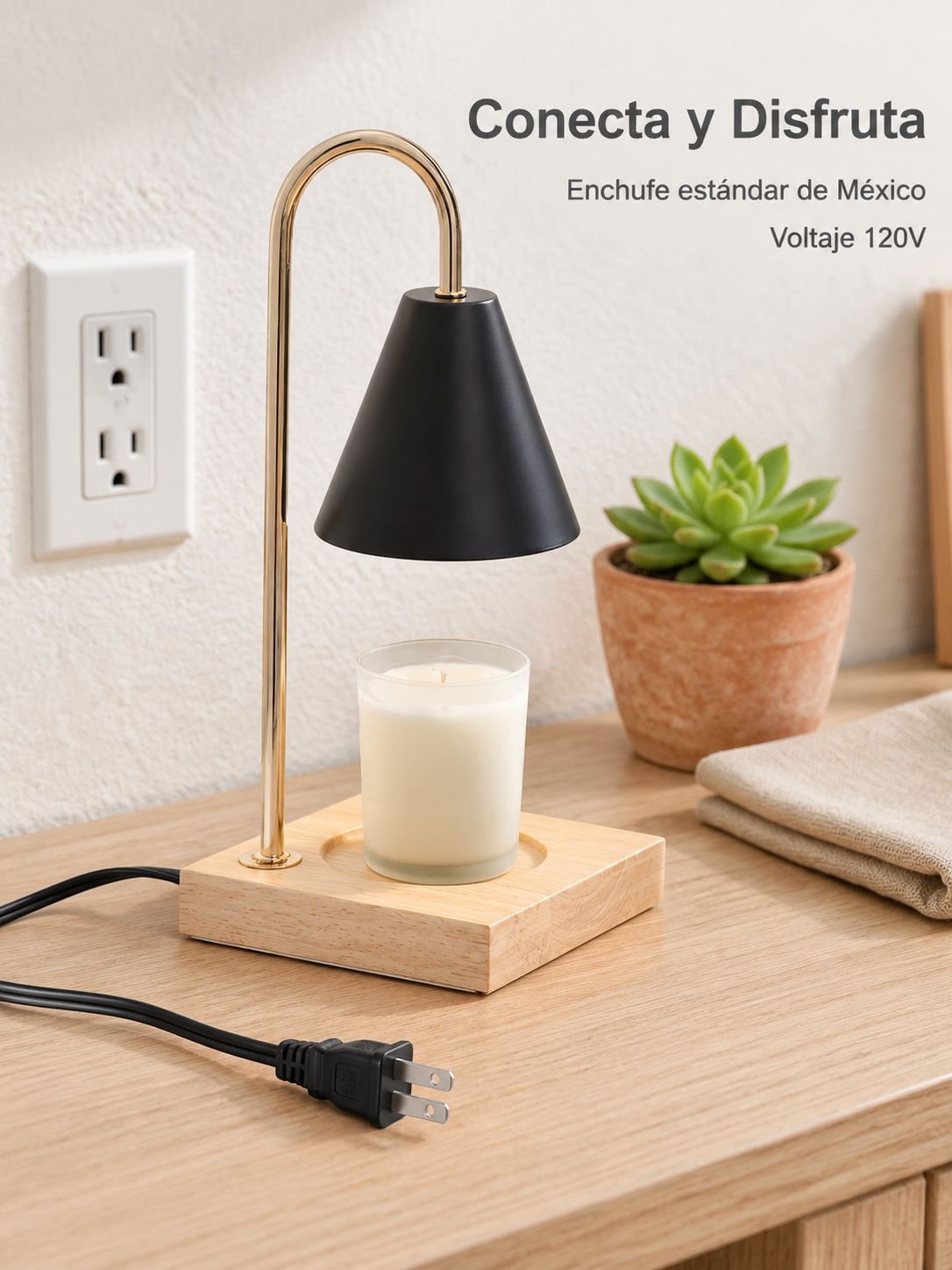 Lámpara de vela aromática