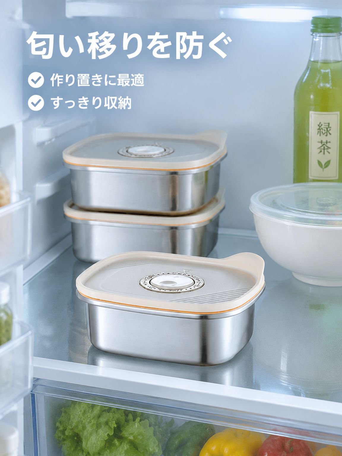 食品グレードステンレス製密閉容器