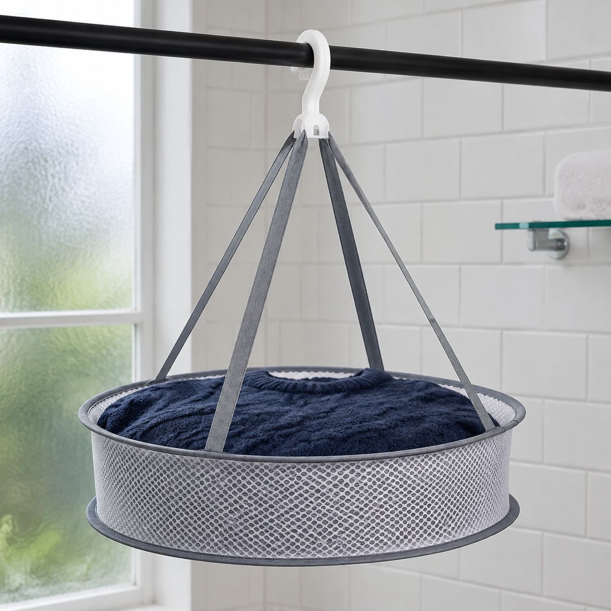 Foldable Double-layer Drying Net Rack
