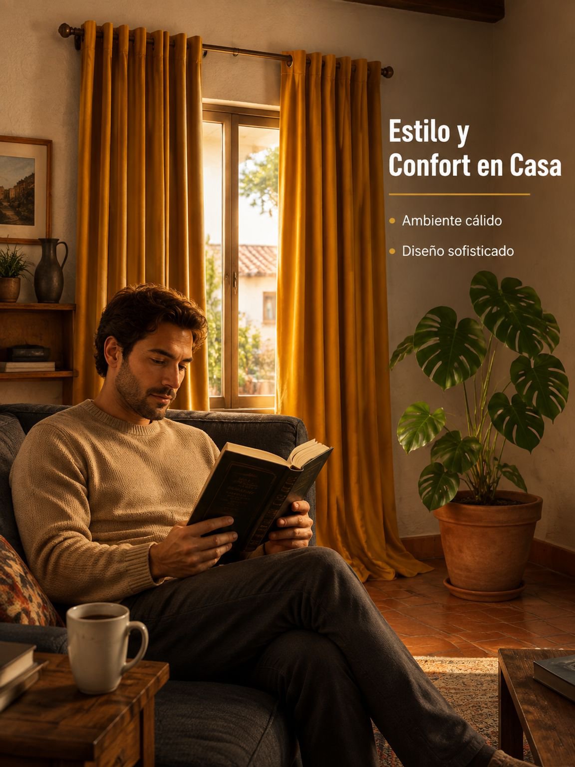 Cortina de terciopelo de estilo lujo ligero