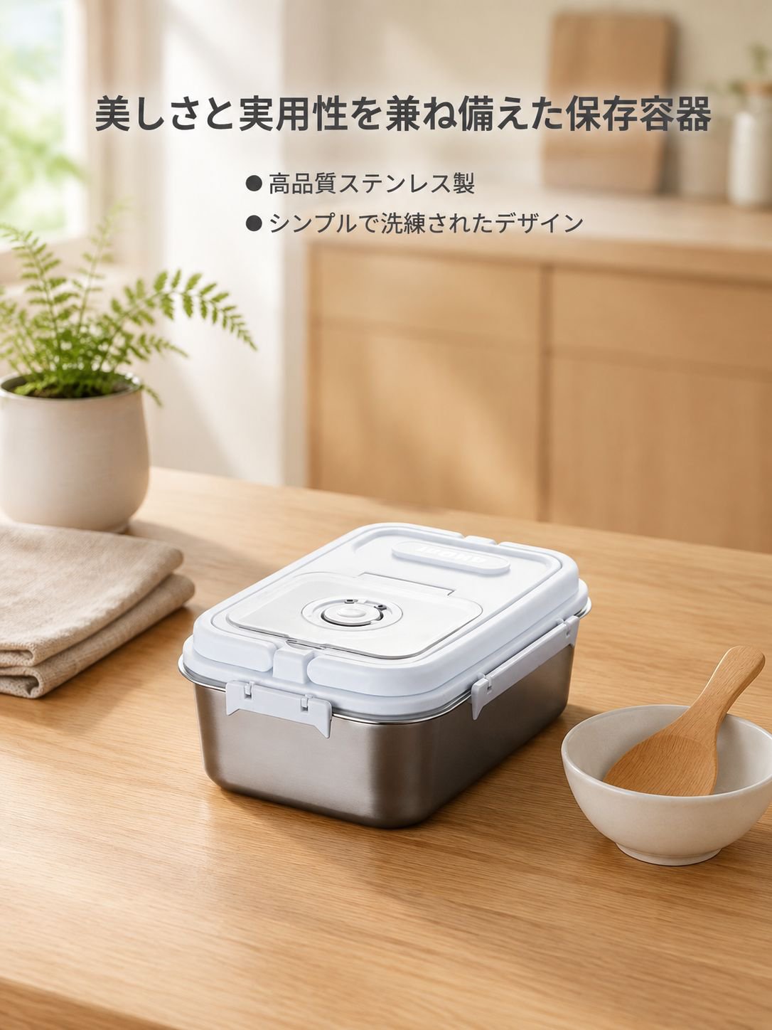 家庭用ポータブル防湿米びつ