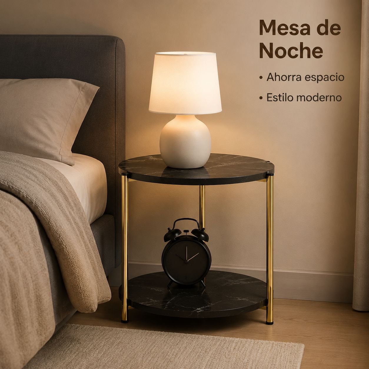 Sofá minimalista, mesa de centro para sala de estar