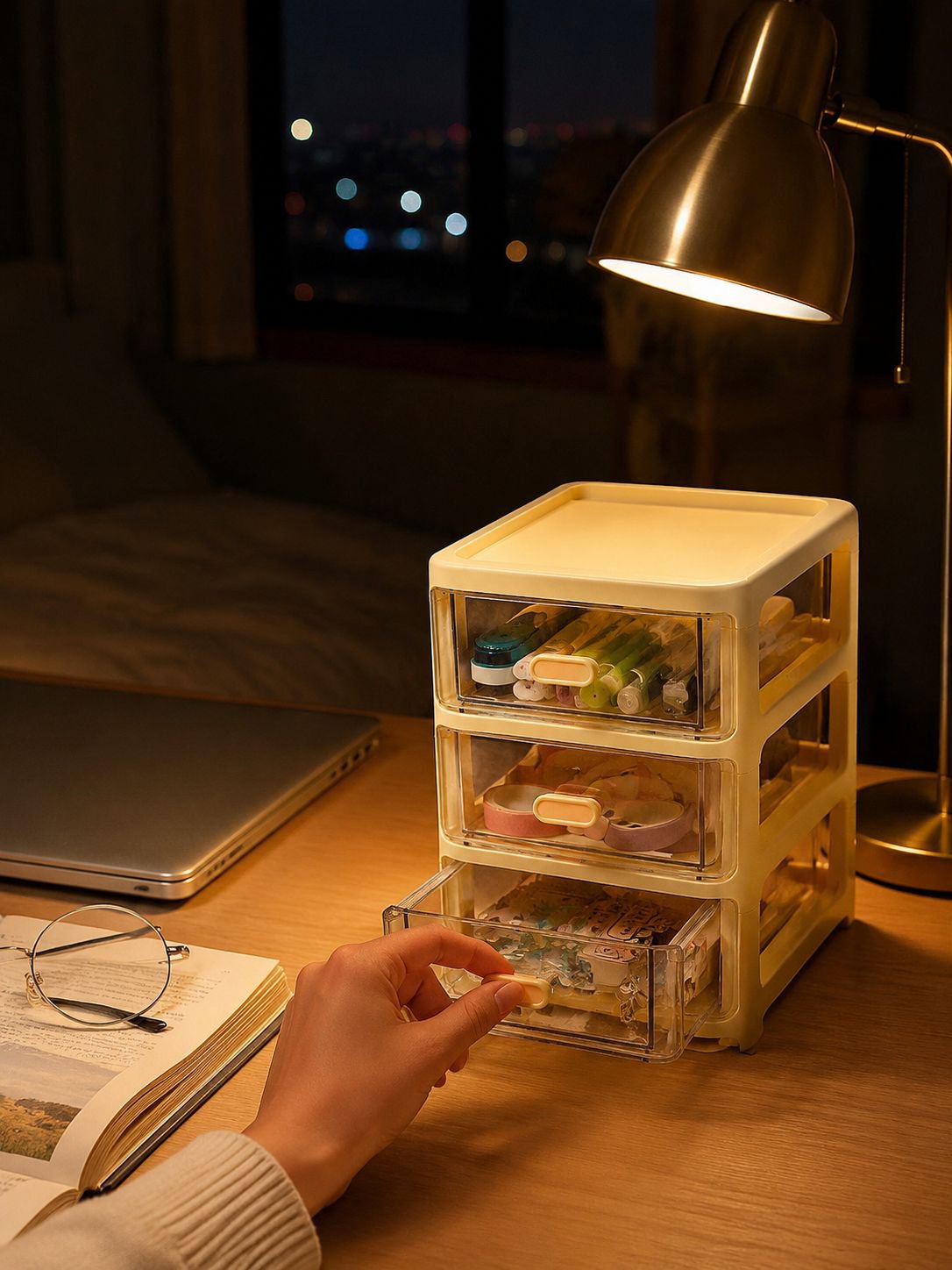 Aufbewahrungsbox mit mehreren Ebenen für bessere Organisation