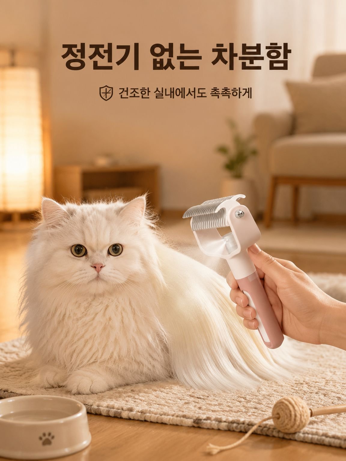반려동물 털 관리 및 청소 도구 
