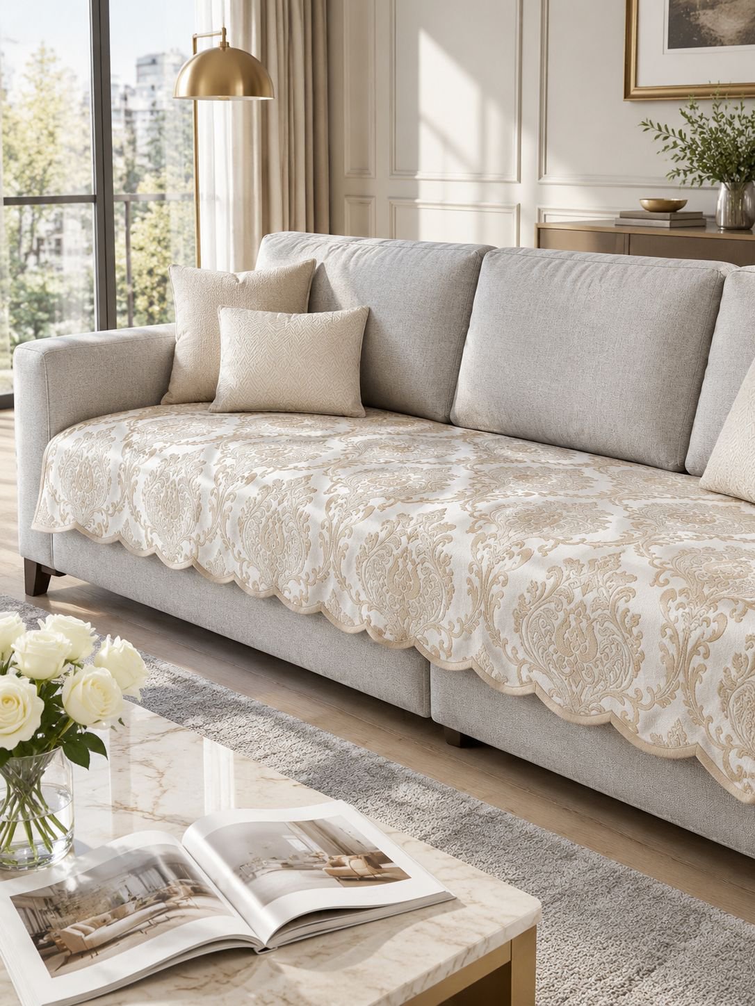 Luxuriöses Sofa-Kissen im modernen europäischen Stil