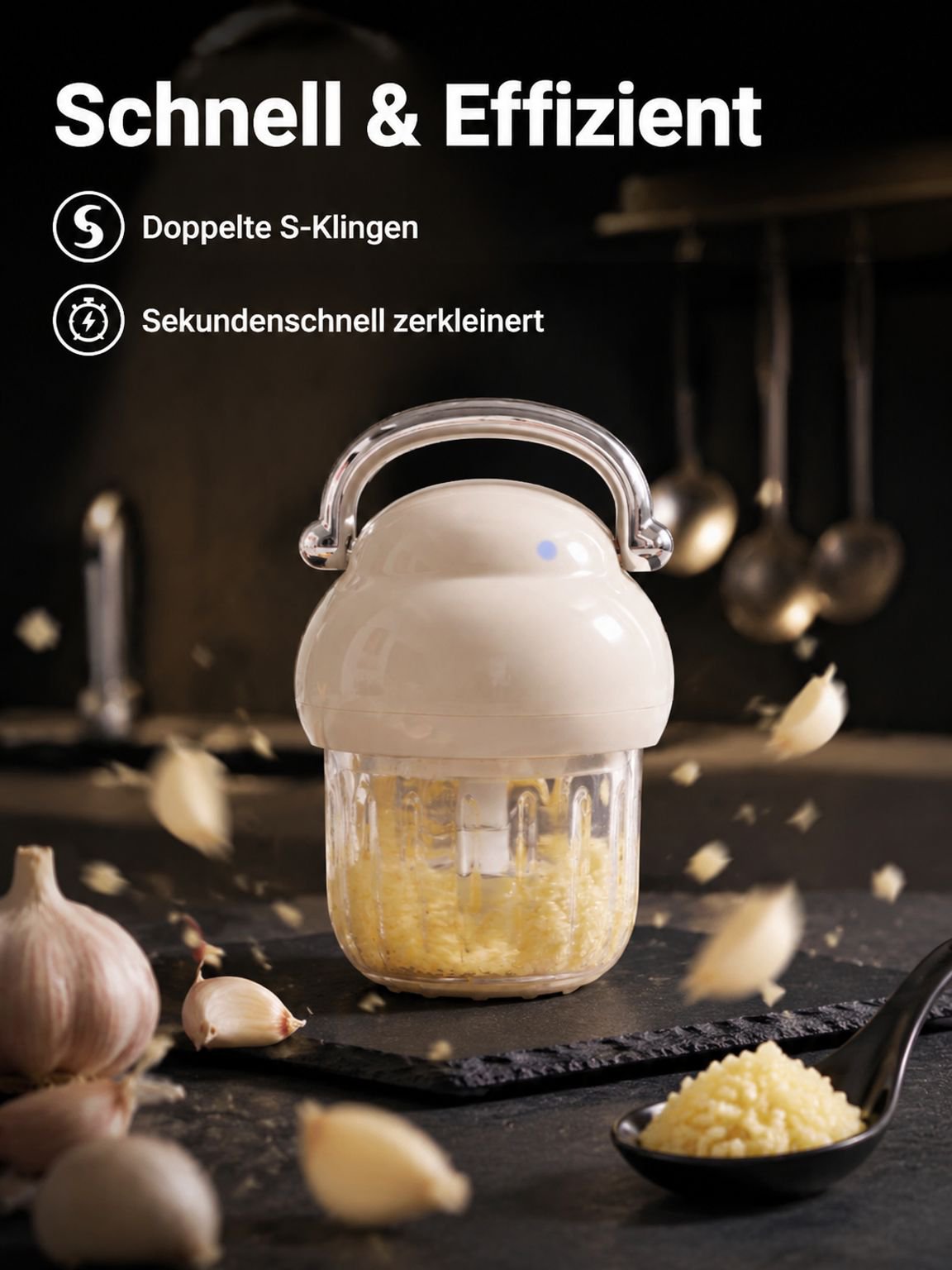 Multifunktionaler Knoblauchpresse für die Küche