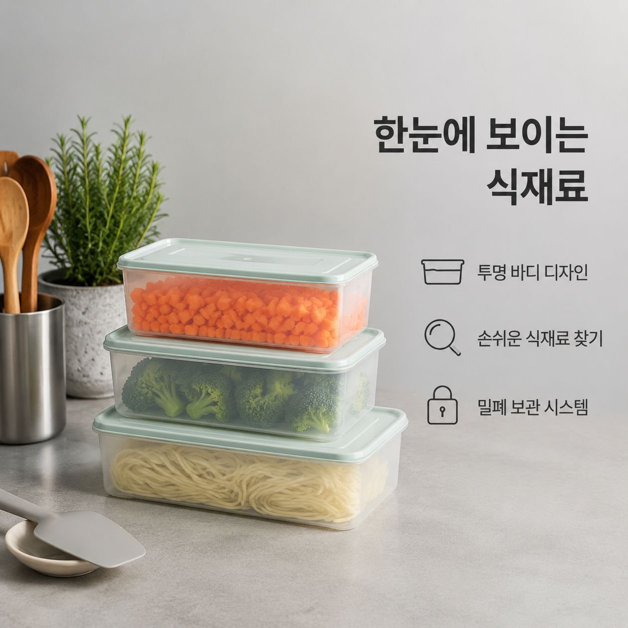냉장면류 계란 보관함 식품 냉동함 주방 신선한 채소 보관함