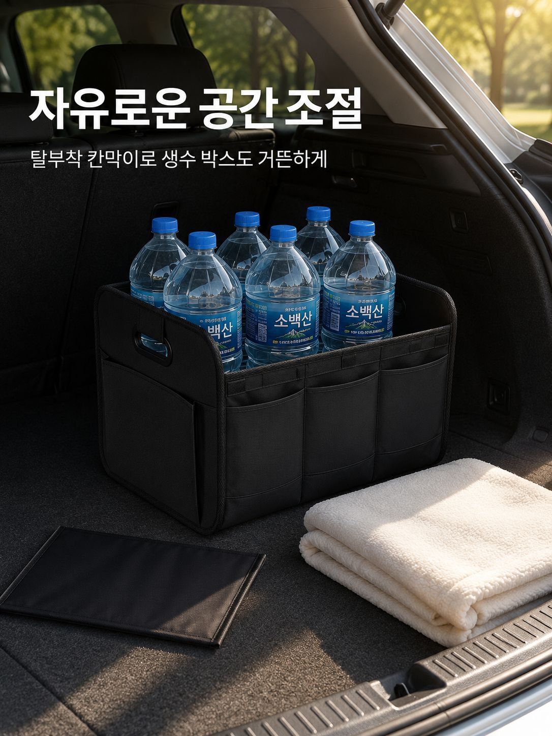 다기능 차량용 접이식 수납함