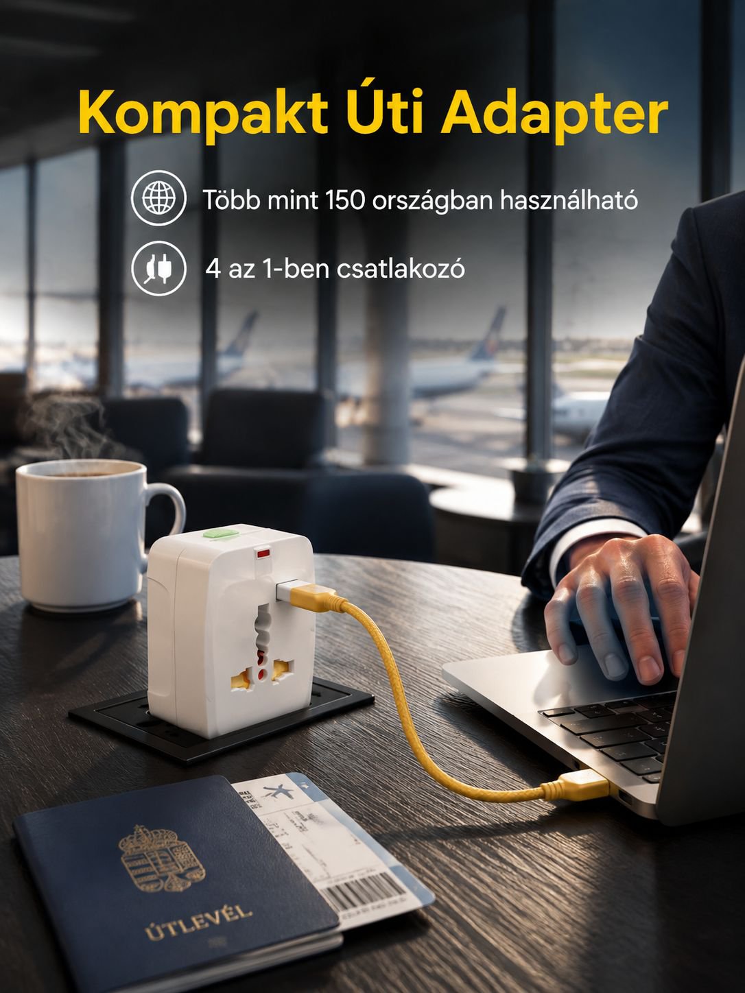 Multifunkcionális univerzális konnektor és adapter