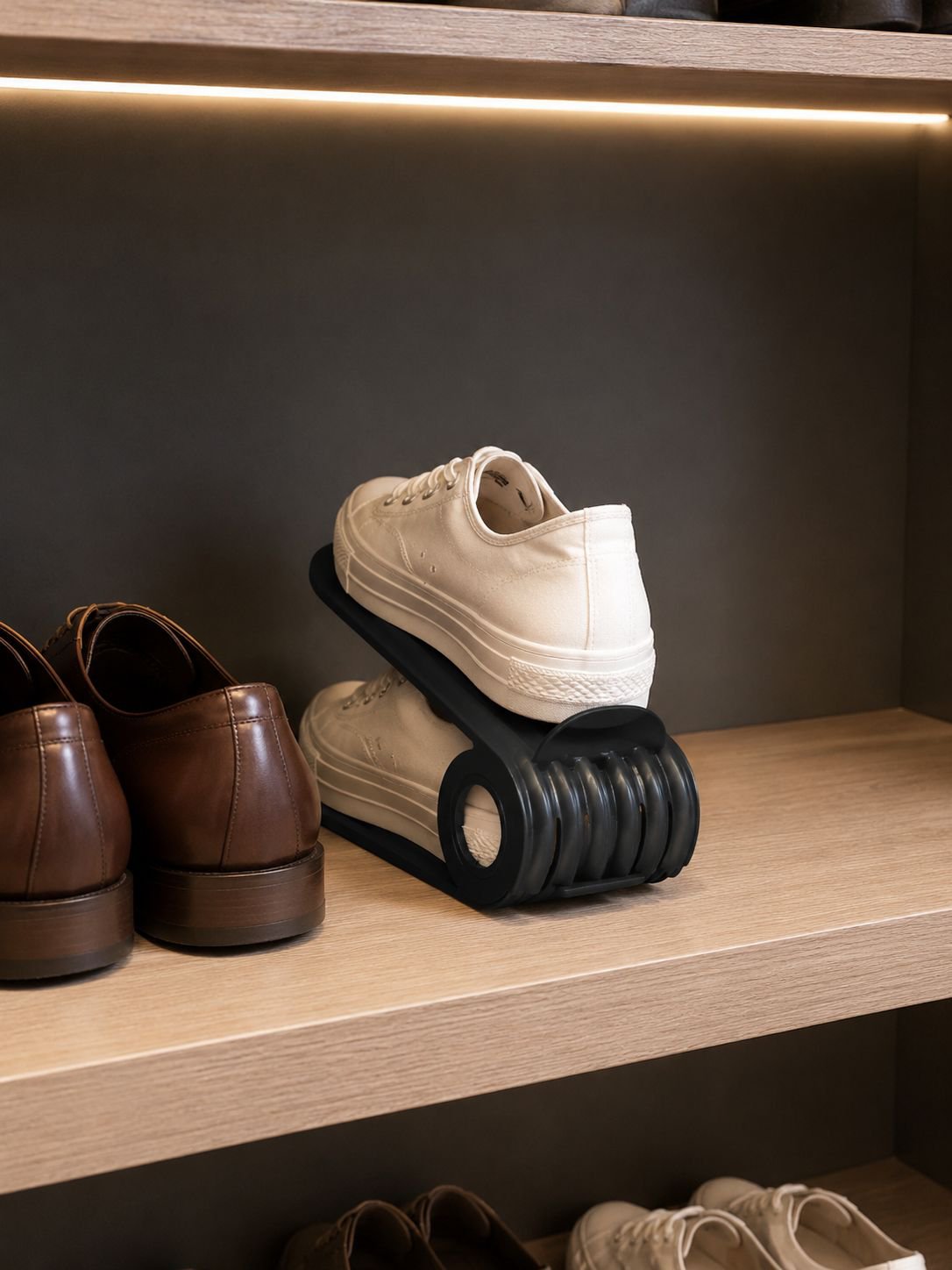 Stabiles und stilvolles Schuhregal für den Eingangsbereich