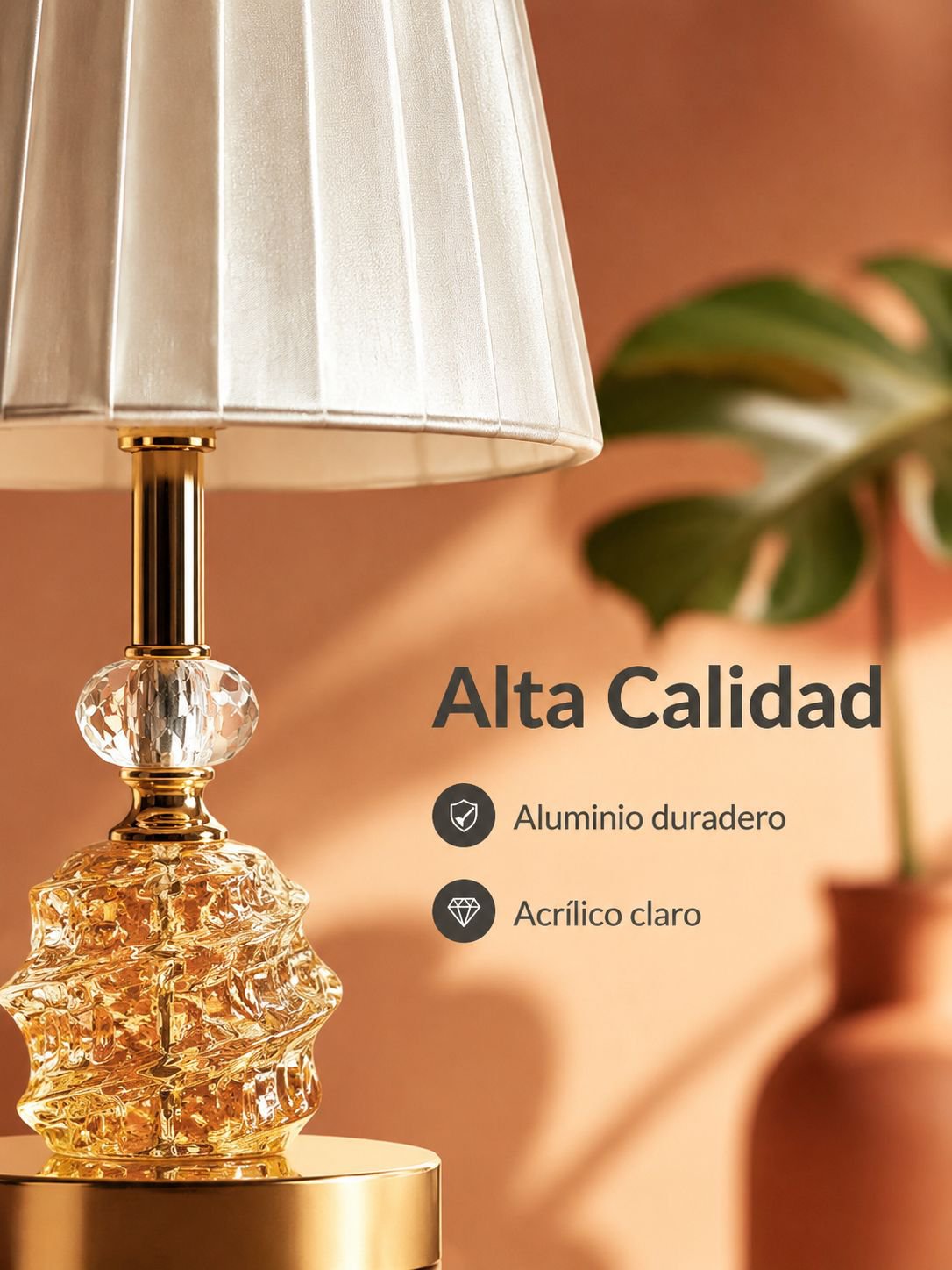 Lámpara LED moderna para dormitorio