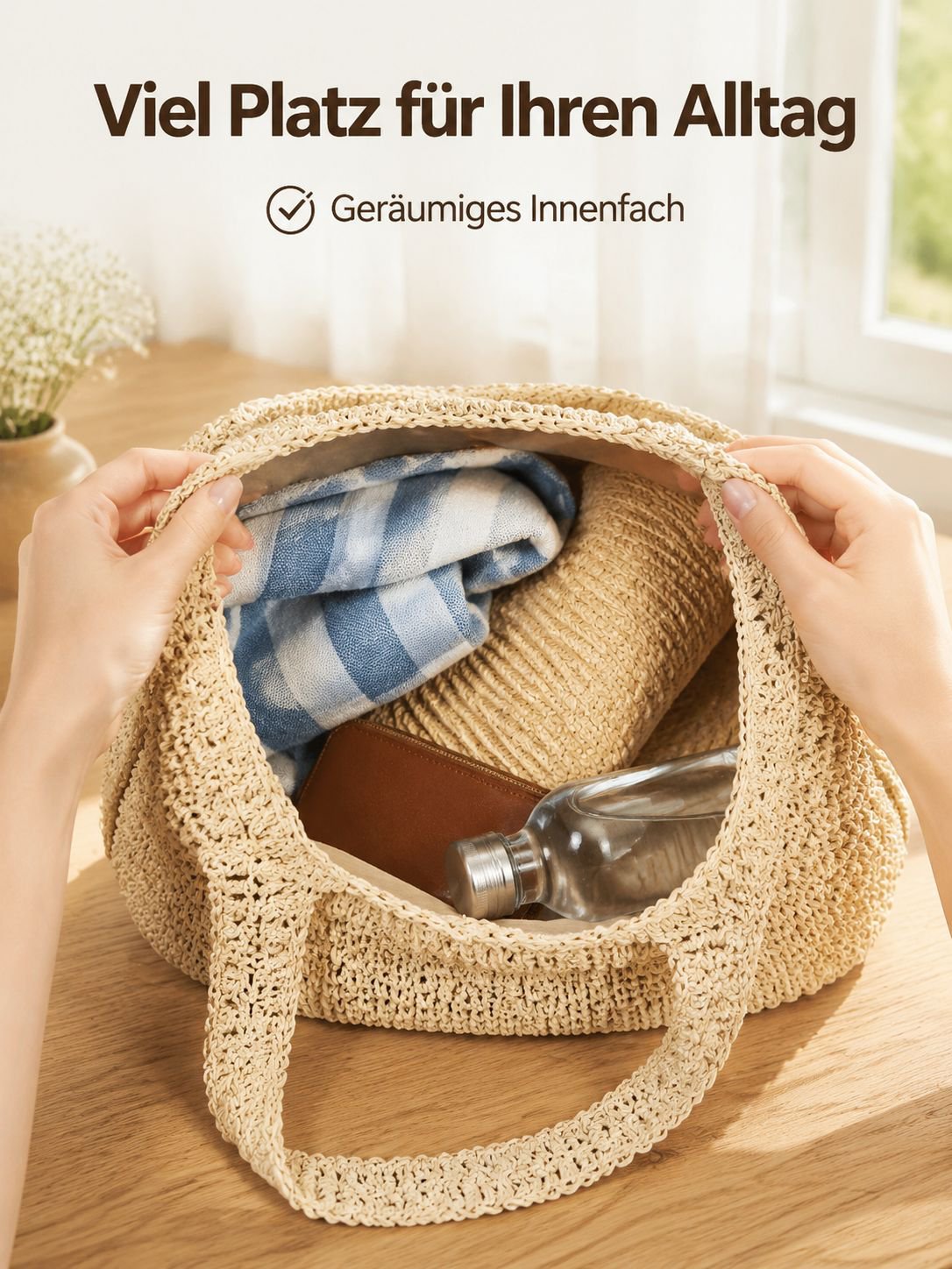 Häkel Schultertasche als Sommer Accessoire