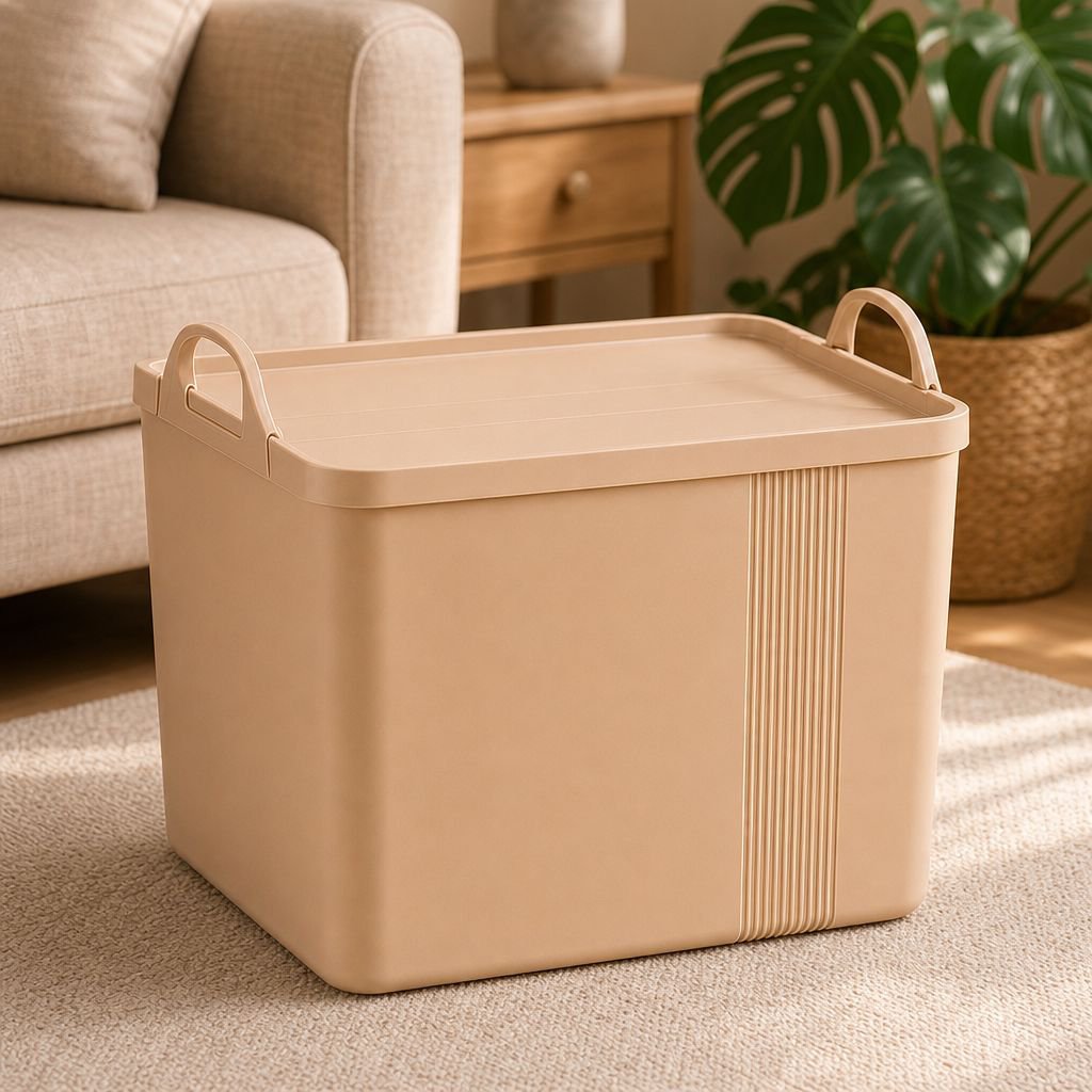 Easy-to-carry storage box for versatile home use