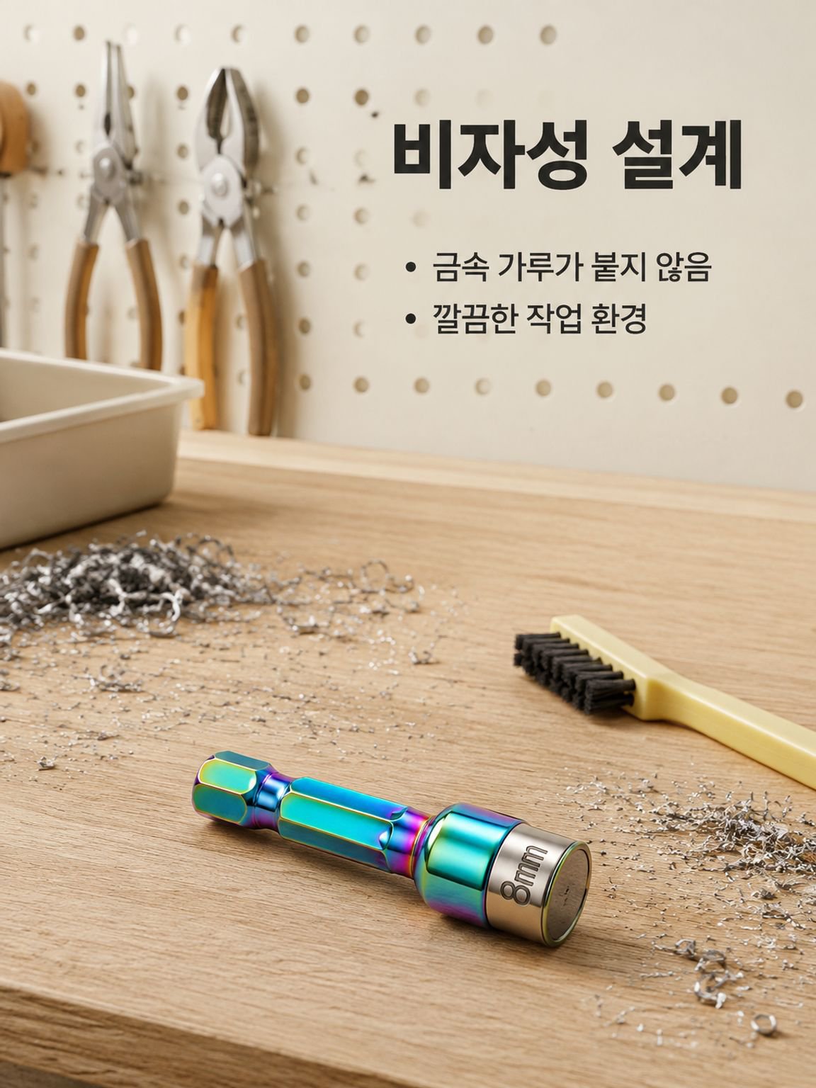 8mm 비자성 강철볼 소켓