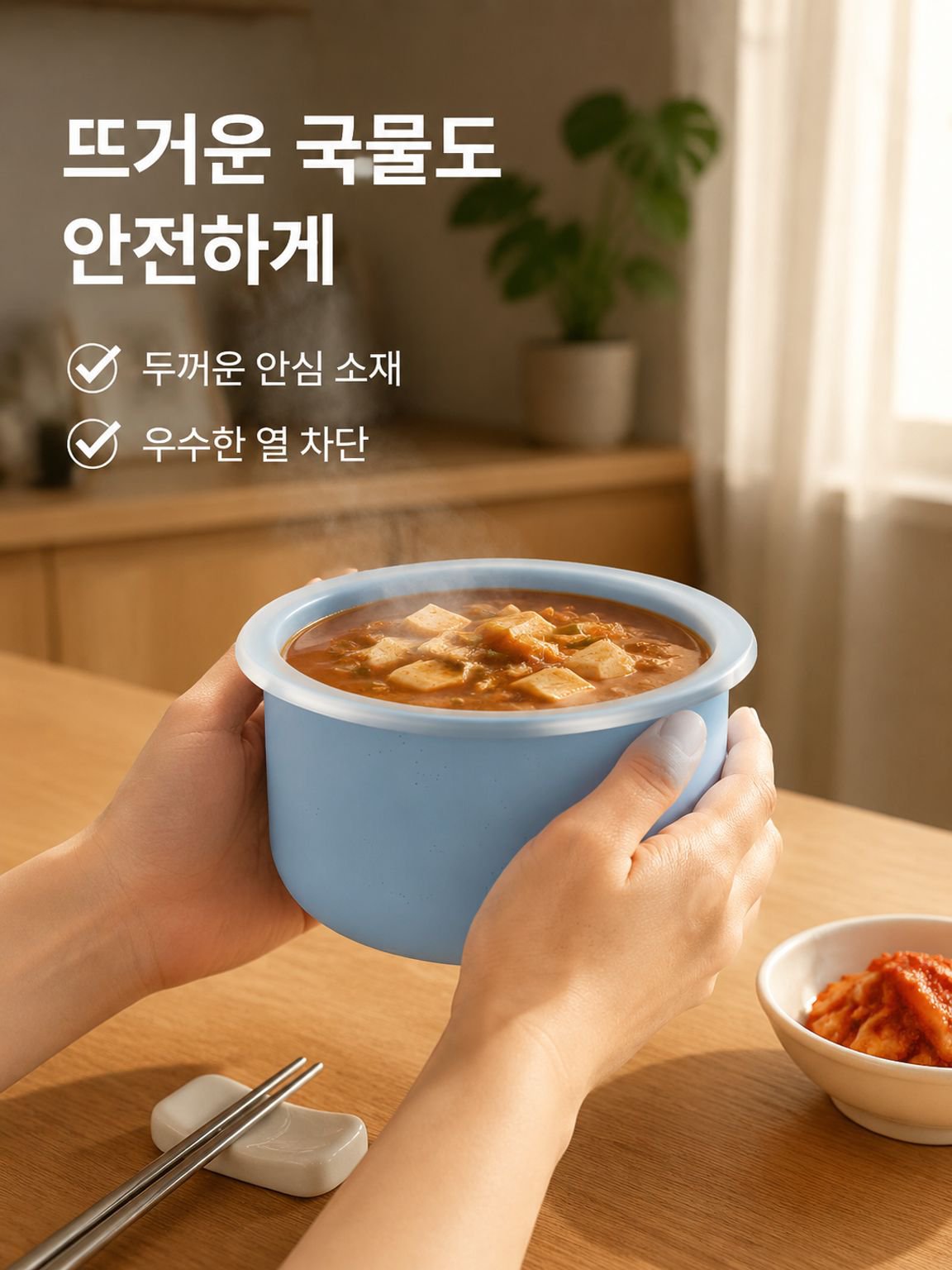 뚜껑 있는 도시락통