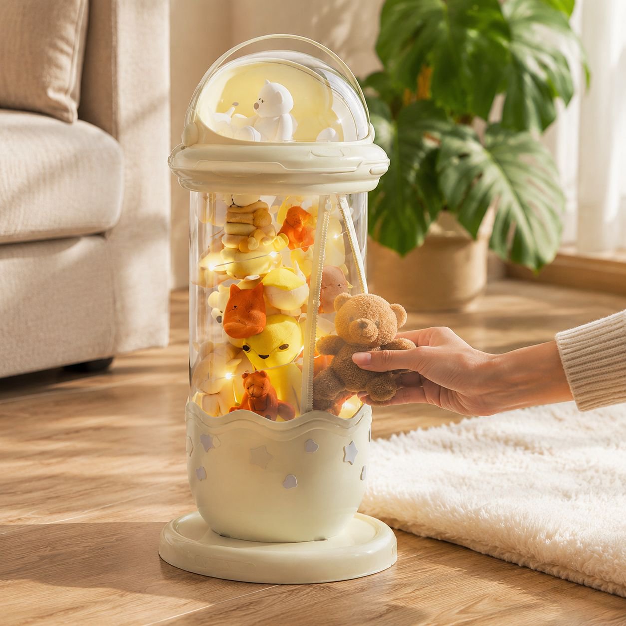 Organizador portátil para muñecas y accesorios