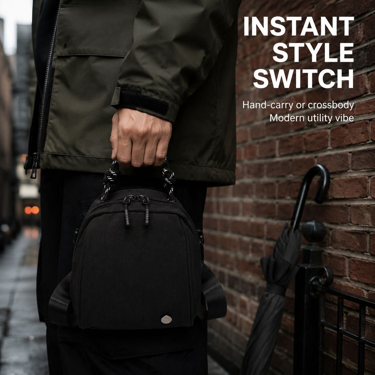 Mini Japanese Style Shell Crossbody Bag