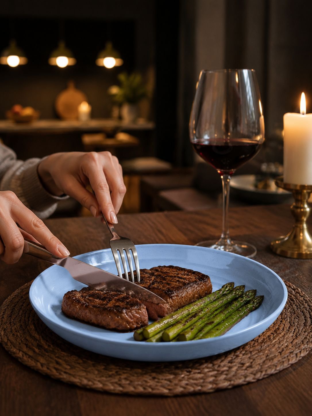 Nordic wheat straw plate for eco-friendly dining
