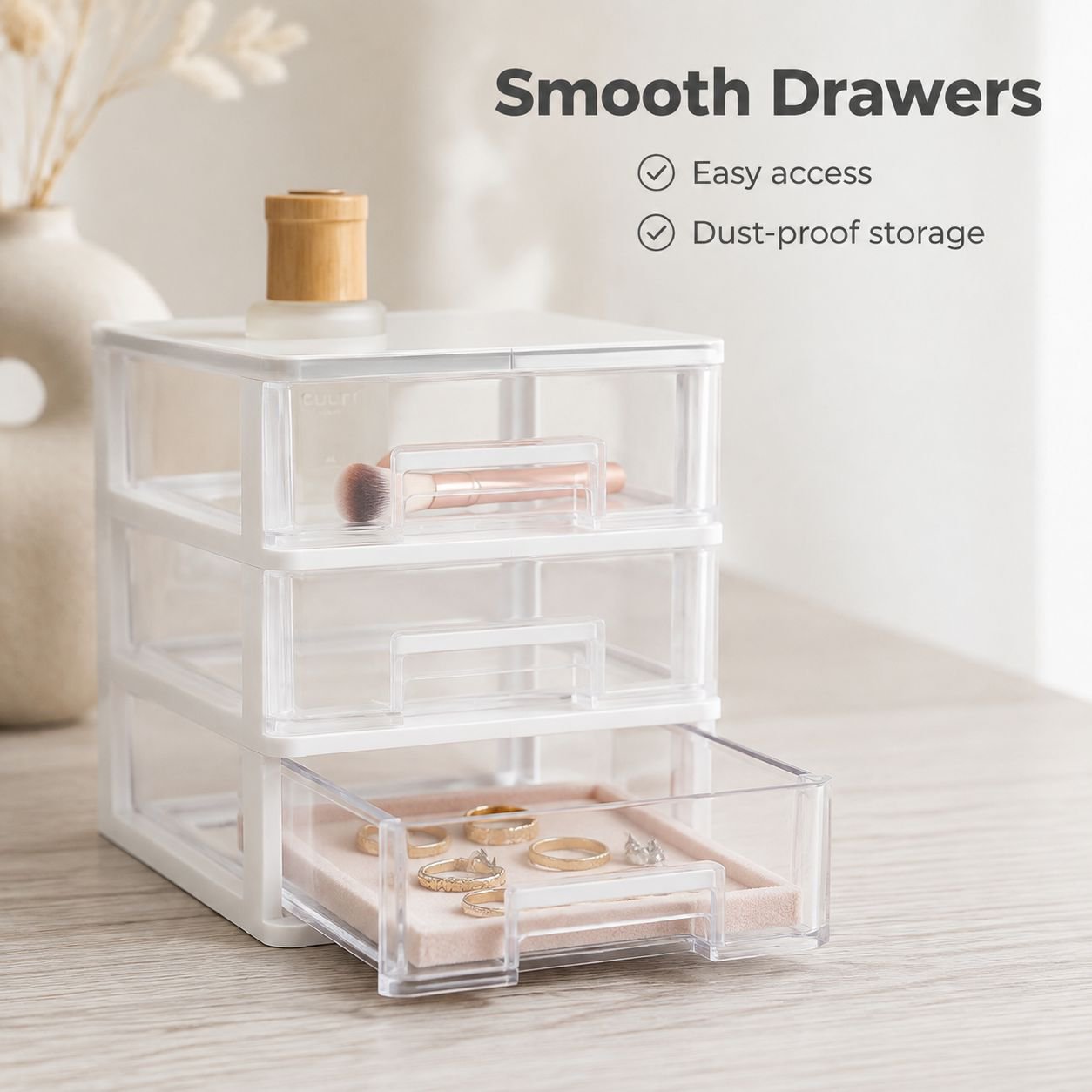 Transparent Desktop Storage Box