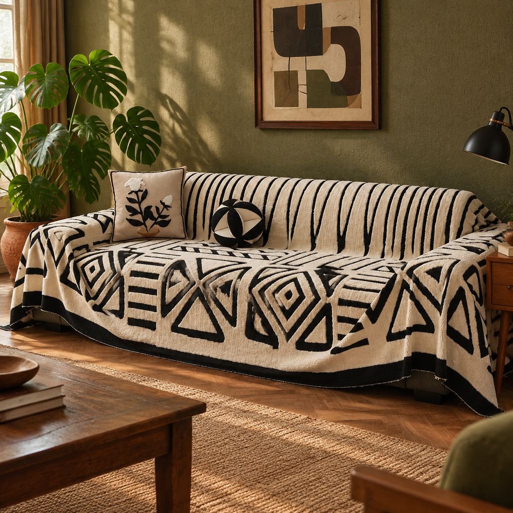 Light luxury and high class sofa cushion sofa cover Fly without stopping keep warm zero distance con