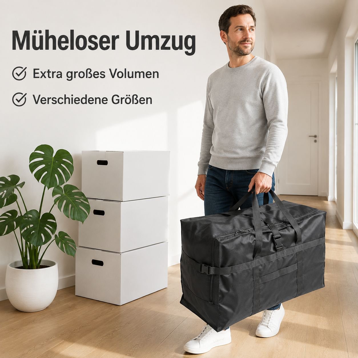 Verstärkte Oxford-Stofftasche