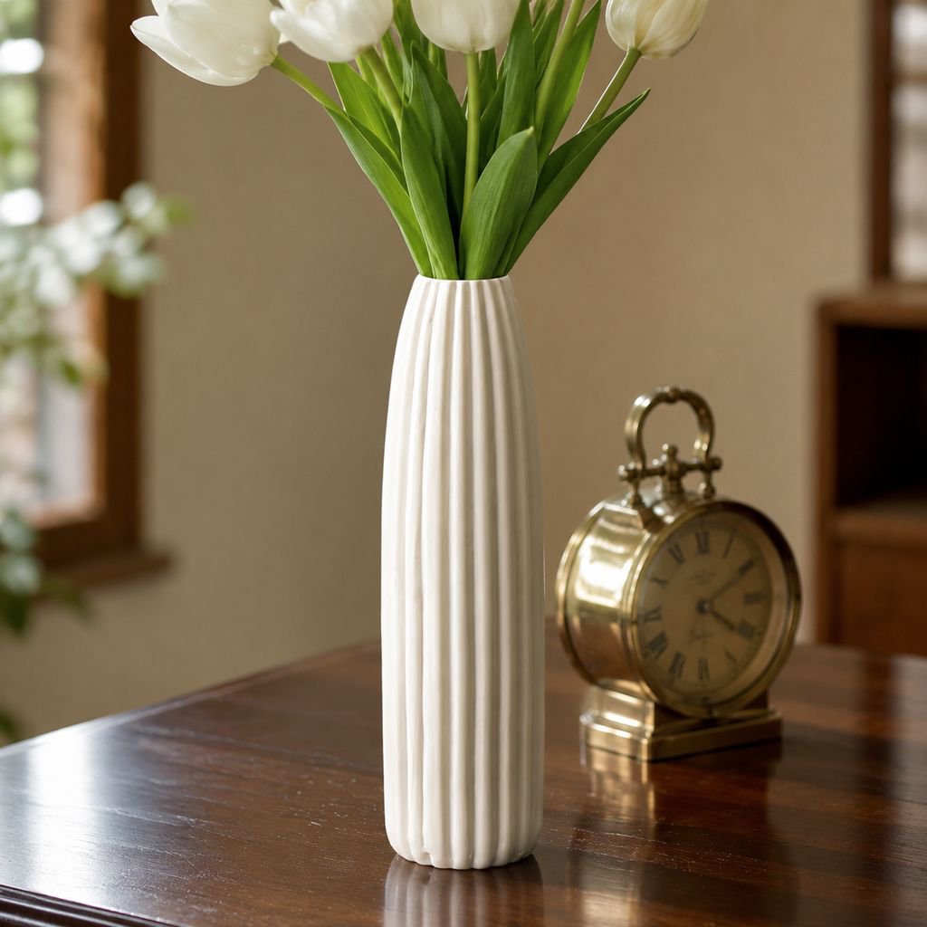Close-up of luxury ceramic vase design details