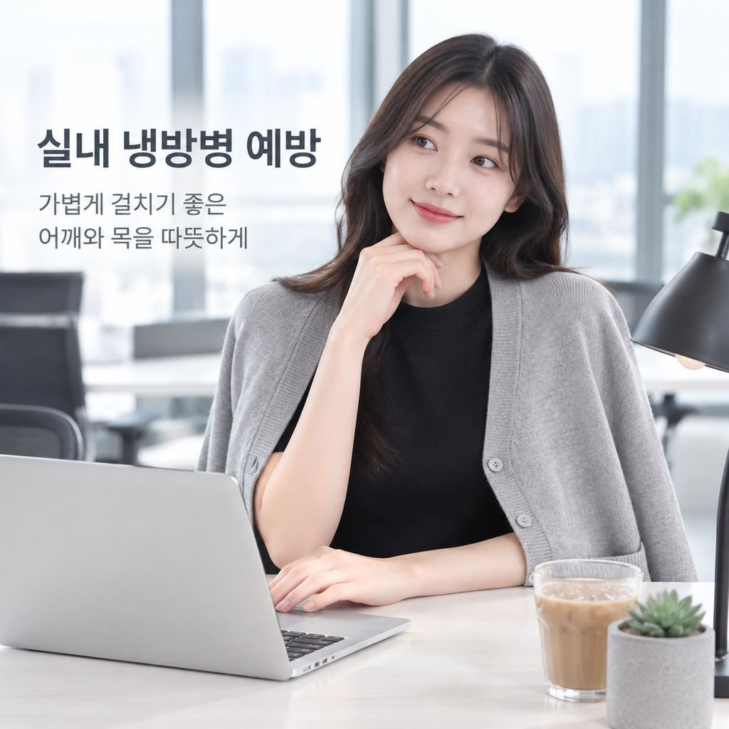 여성용 프레피 스타일 긴팔 V넥 니트 가디건