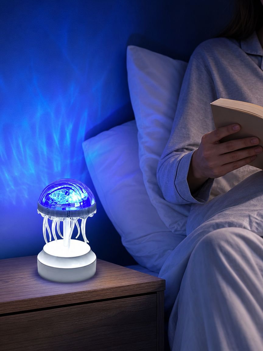 Creative jellyfish design LED night light